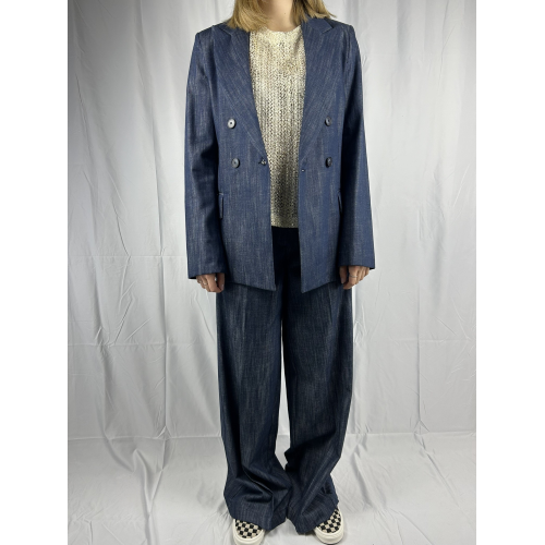 PANTALONE PALAZZO IN DENIM EMMA BRAND P19073-T1058